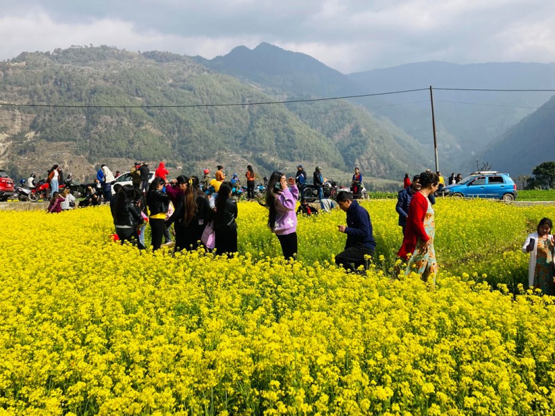 तोरीबारीमा अत्याधिक भिड, प्रहरी परिचालन